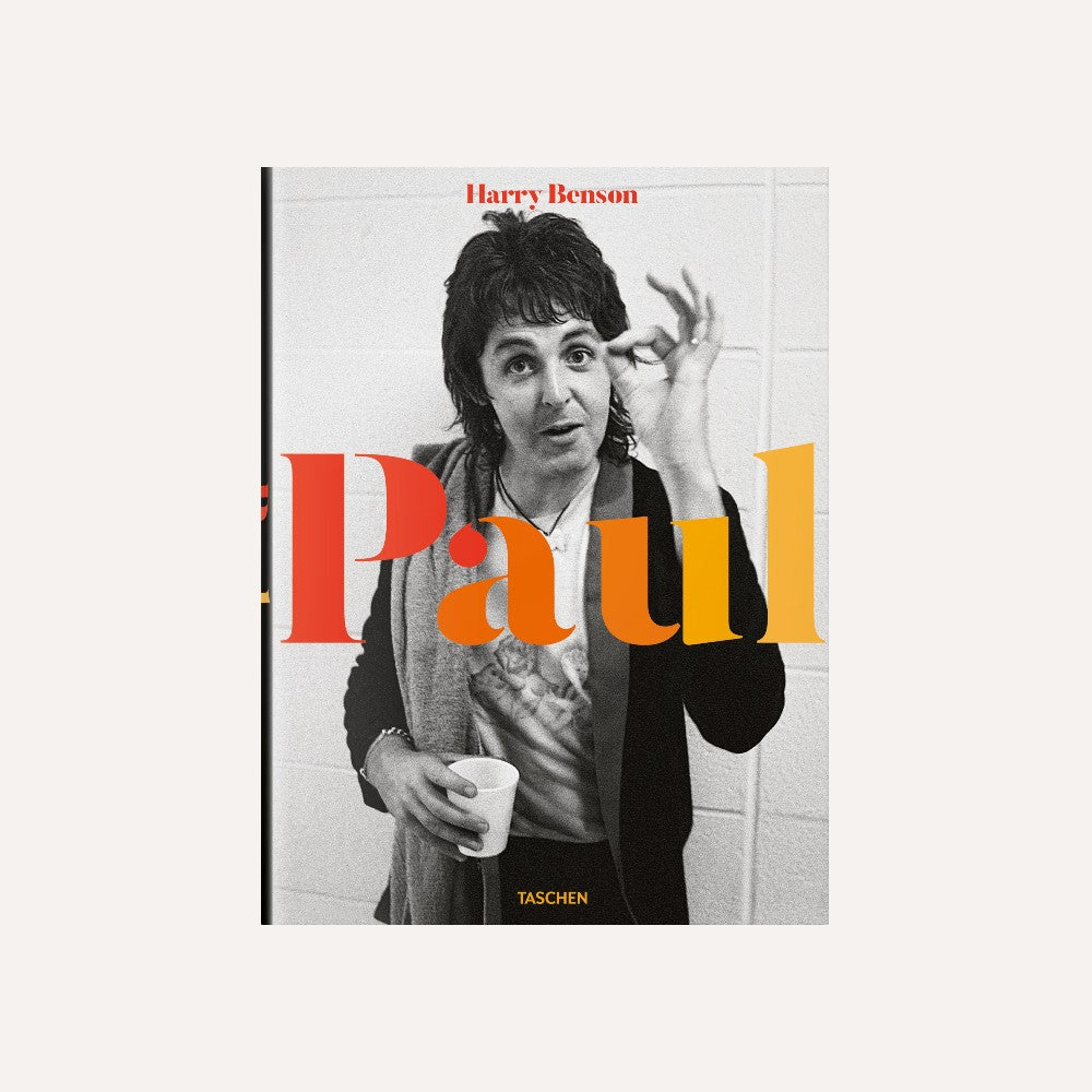 Book cover featuring a black and white photo of a person with 'Paul' in large orange letters.