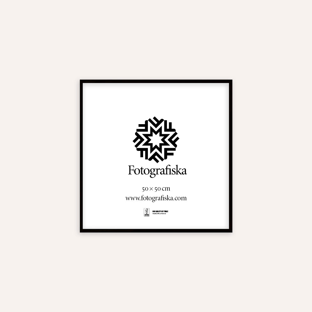 Black frame in size 50x50cm