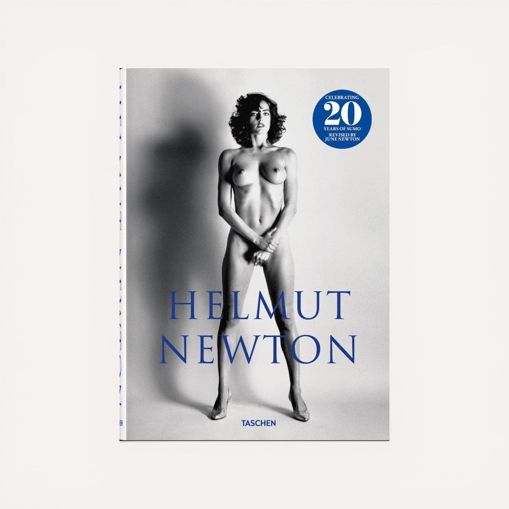 Book cover featuring a nude photograph by Helmut Newton with Taschen branding.