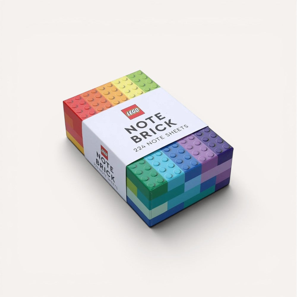 LEGO Note Brick packaging with colorful brick design on a white background