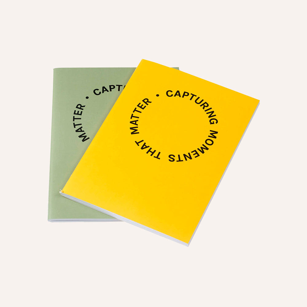 Notebook Set 2-Pack A6, Yellow/Green