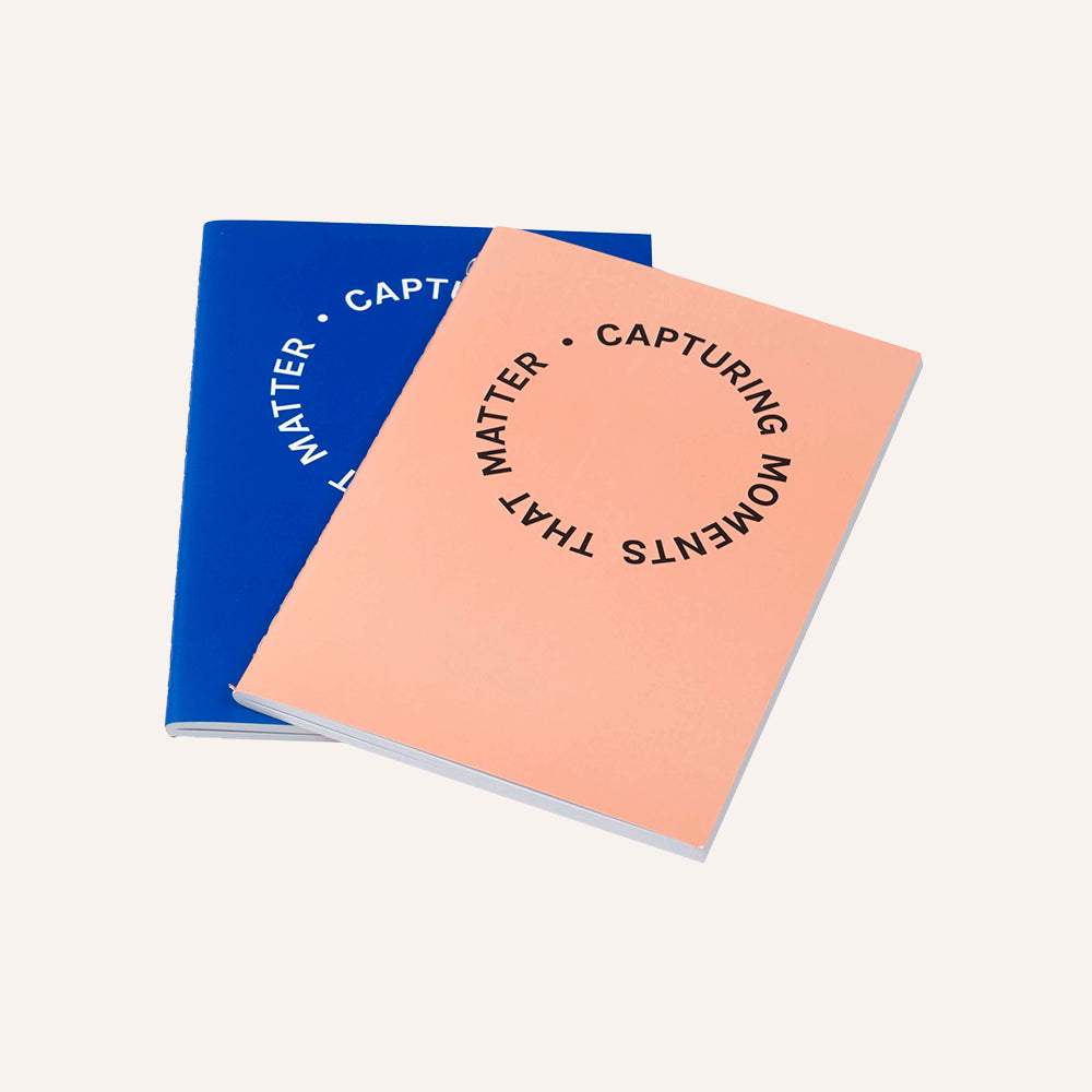 Notebook Set 2-Pack A6 – Pink/Blue