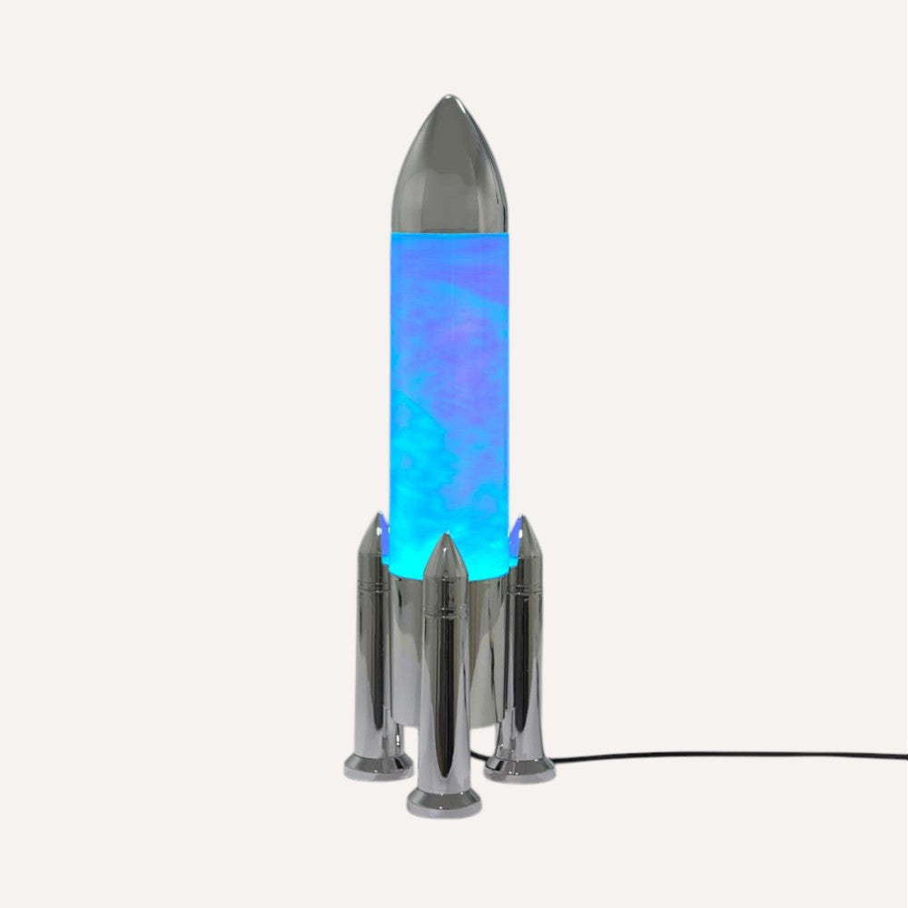 Raketenlampe, Silber