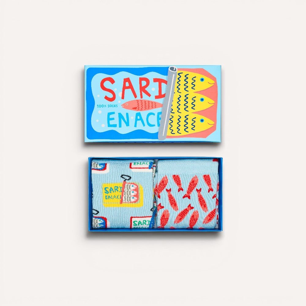 2-Pack Sardines Socks Gift Set