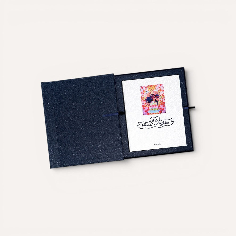 Book by Pierre et Gilles in navy blue. 