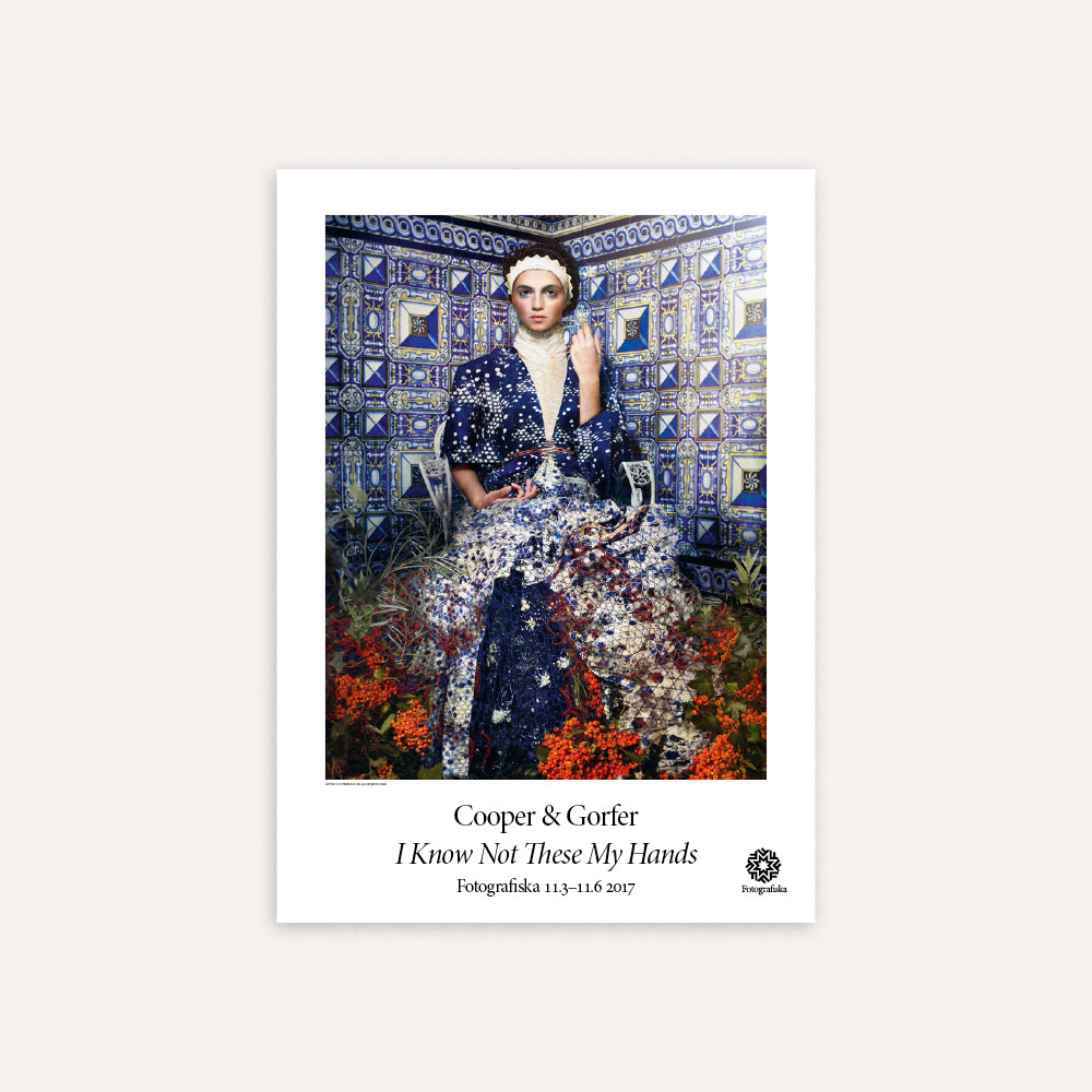 Marilina in a Tiled Room Poster