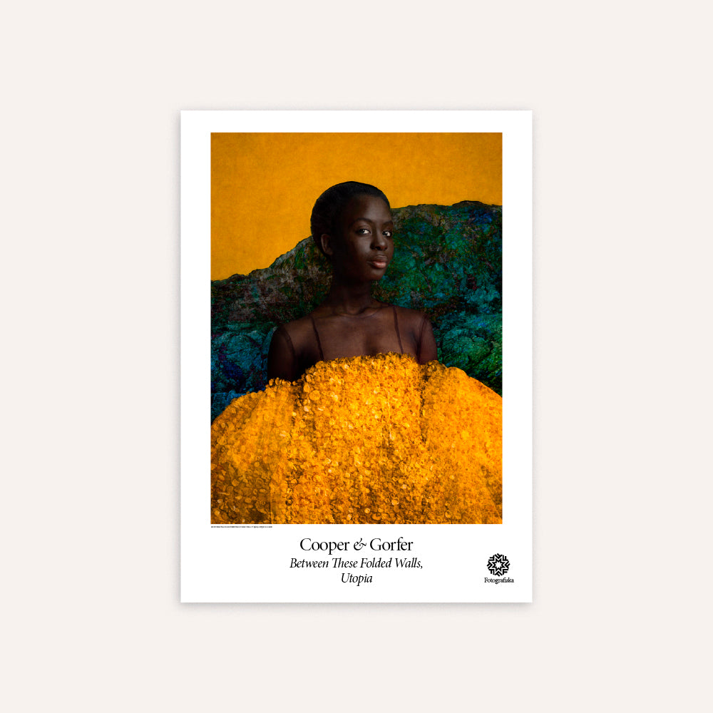 Yellow Roseline Poster