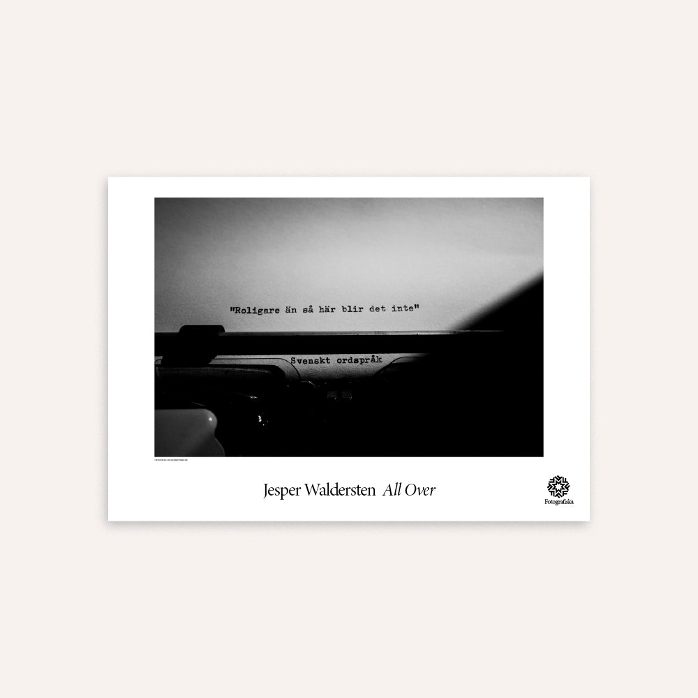 Svenskt ordspråk Poster