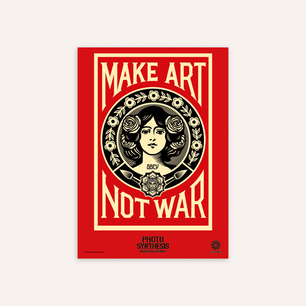 Make Art Not War Poster